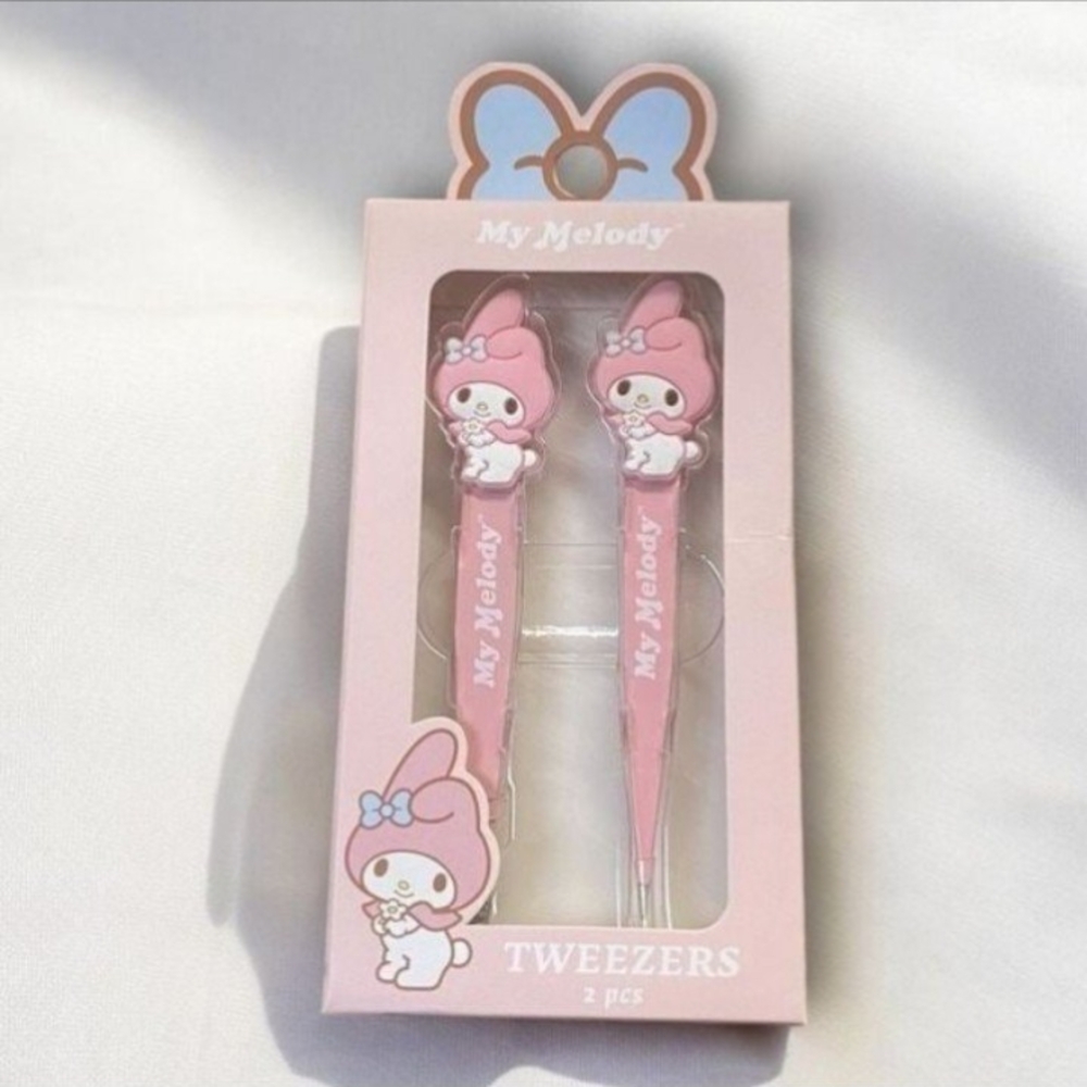 My Melody Pink Tweezers Set